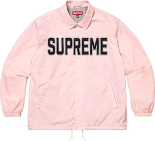 Spellout Coaches Jacket Pink