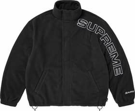 Spellout Embroidered Polartec® Jacket Black