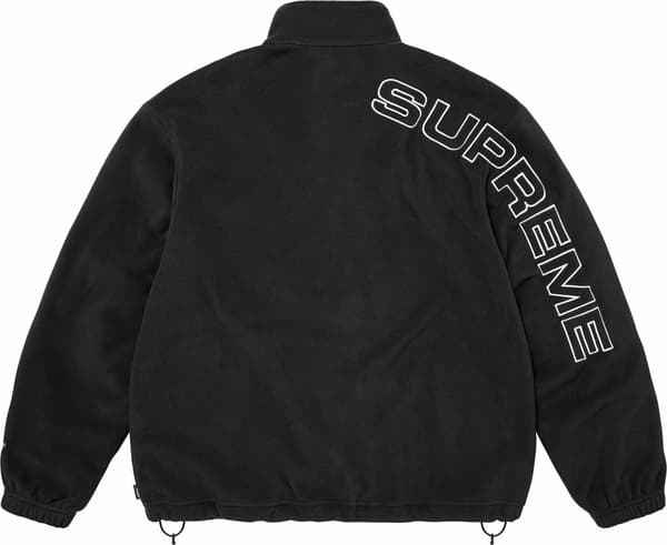 Spellout Embroidered Polartec® Jacket - Black (detail)