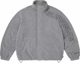 Spellout Embroidered Polartec® Jacket Grey