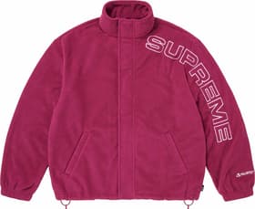 Spellout Embroidered Polartec® Jacket Raspberry