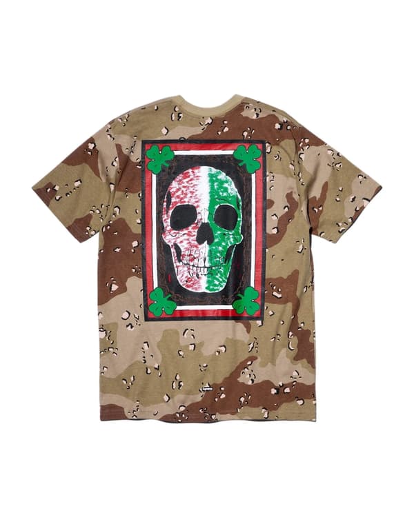 Supreme/Mike Kelley Banner Tee - Camo (front)