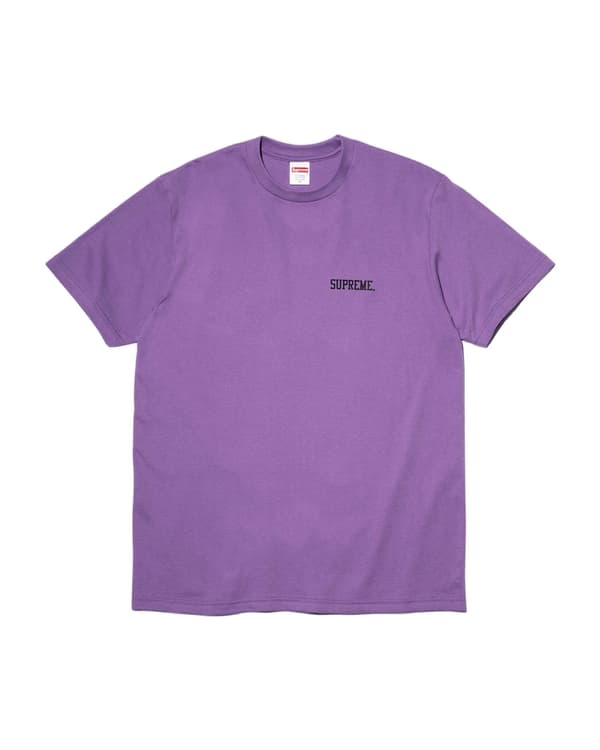 Supreme/Mike Kelley Banner Tee - Purple (front)