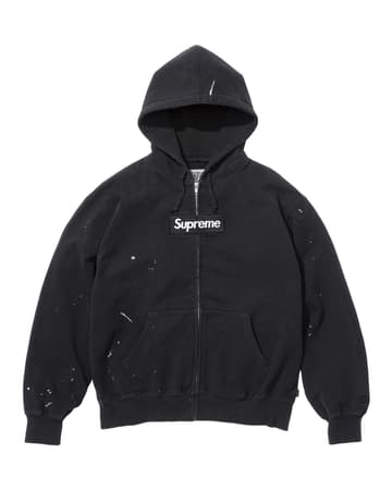 Supreme®/MM6 Maison Margiela Box Logo Zip Up Hooded Sweatshirt