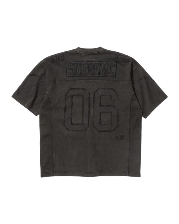 Supreme®/MM6 Maison Margiela Cotton Football Jersey - Black (back)