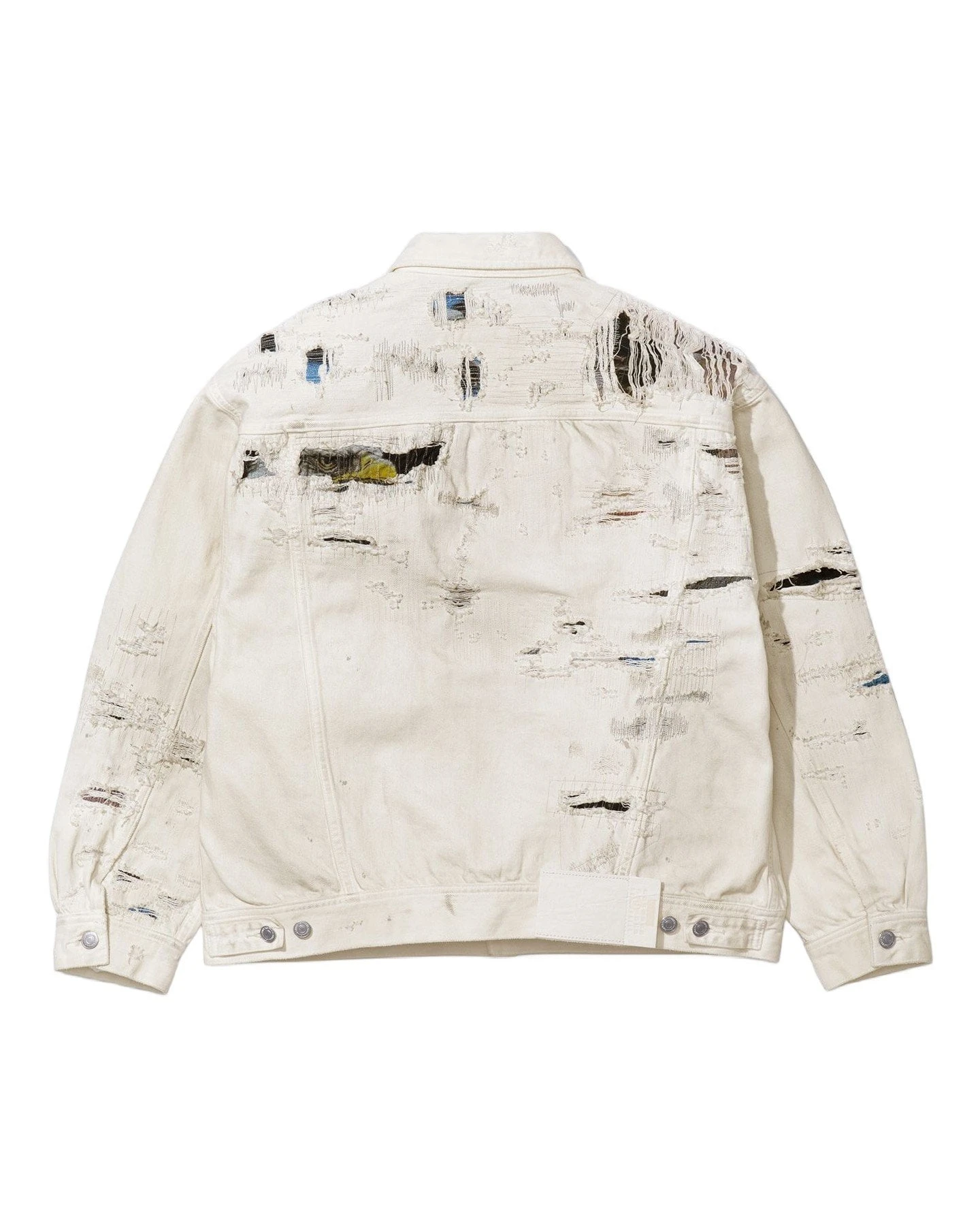 Supreme®/MM6 Maison Margiela Distressed Selvedge Denim Trucker Jacket colorway 2
