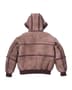 Supreme®/MM6 Maison Margiela Hooded Shearling Bomber Jacket - Brown (back)