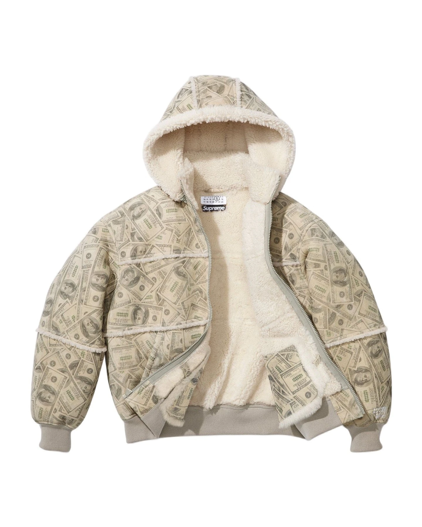 Supreme®/MM6 Maison Margiela Hooded Shearling Bomber Jacket colorway 3