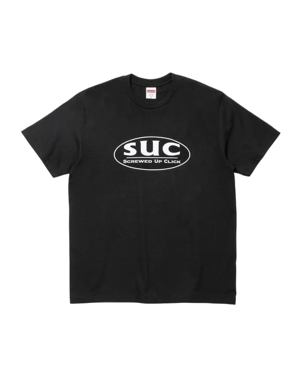 Supreme/DJ Screw SUC Tee - Black (front)