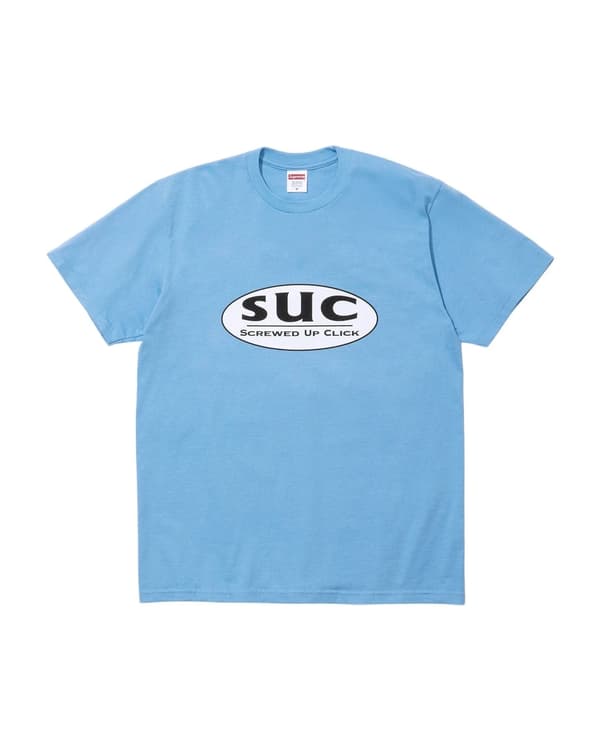 Supreme/DJ Screw SUC Tee - Blue (front)