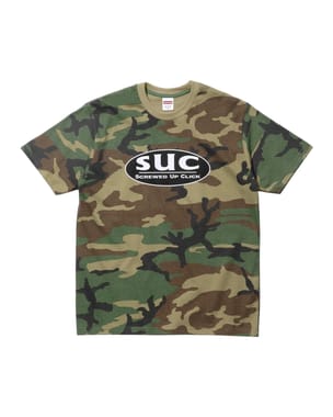 Supreme/DJ Screw SUC Tee Woodland Camo
