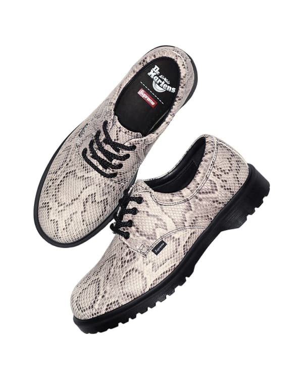 Supreme®/Dr. Martens® Postal Supreme - Beige Snake (front)