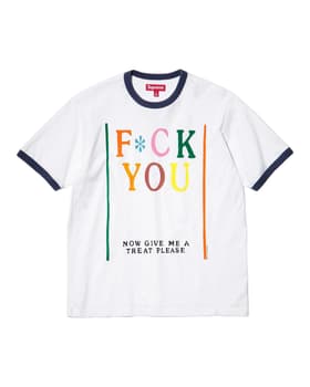 Supreme/Mike Kelley Ringer Tee White