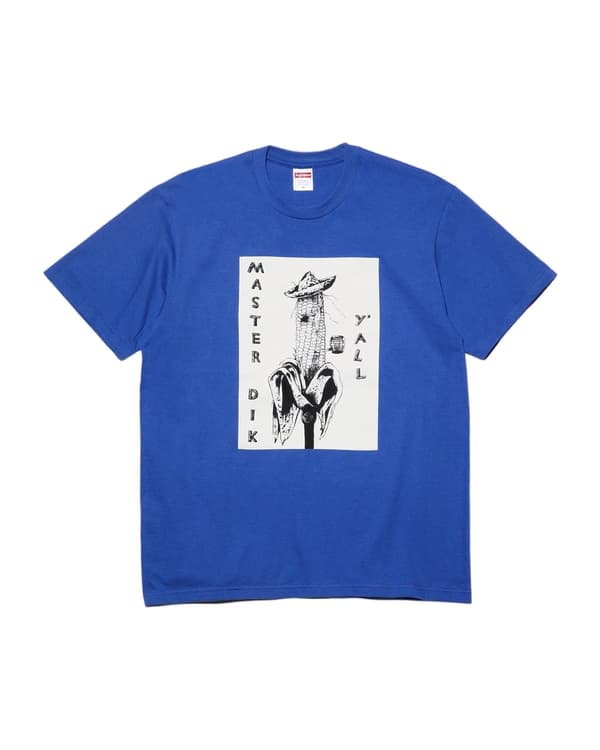 Supreme/Mike Kelley Tee - Blue (front)