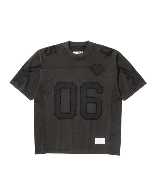 Supreme®/MM6 Maison Margiela Cotton Football Jersey - Black (front)
