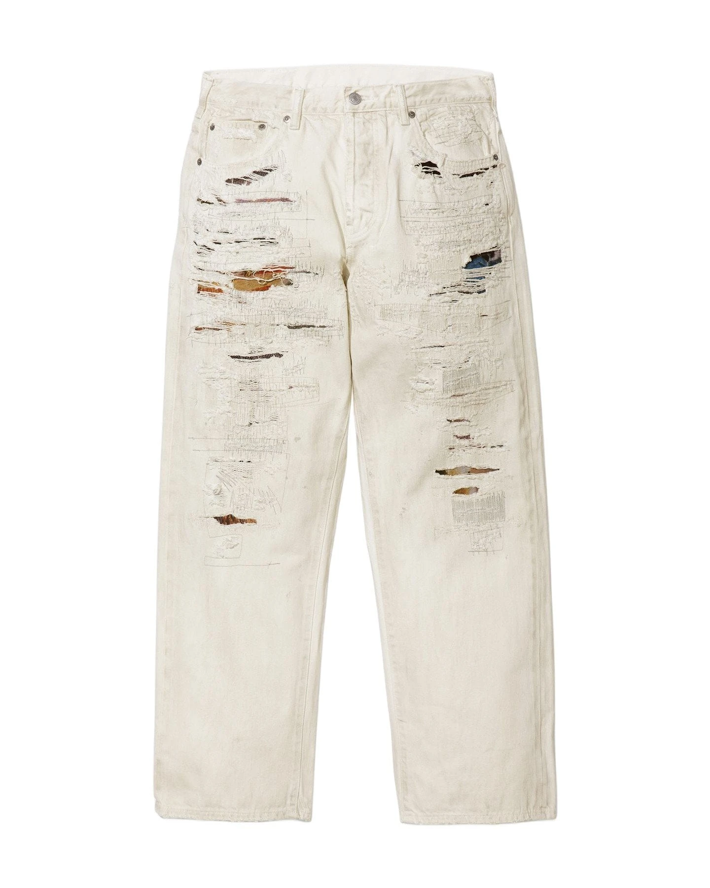 Supreme®/MM6 Maison Margiela Distressed Loose Fit Selvedge Jean