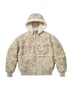 Supreme®/MM6 Maison Margiela Hooded Shearling Bomber Jacket - White (front)