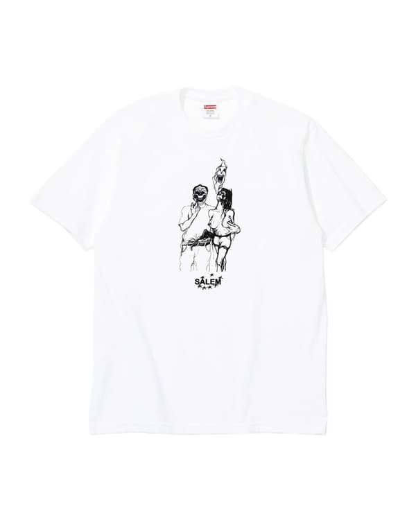 Supreme/SALEM Tee - White (front)