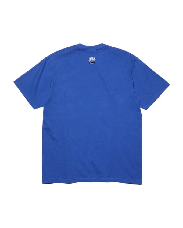 Supreme/Mike Kelley Tee - Blue (back)