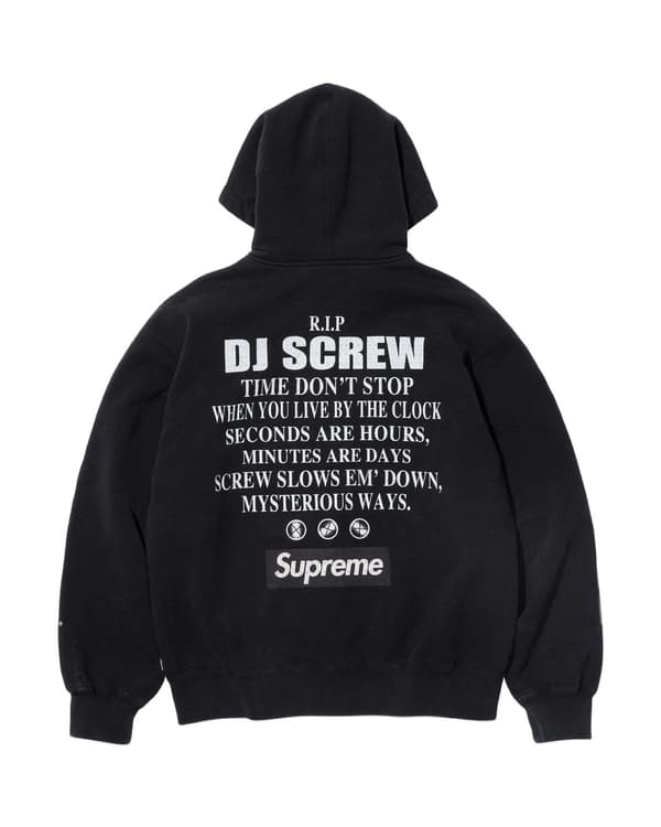 Supreme/DJ Screw Zip Up Hooded Sweatshirt - Default (front)