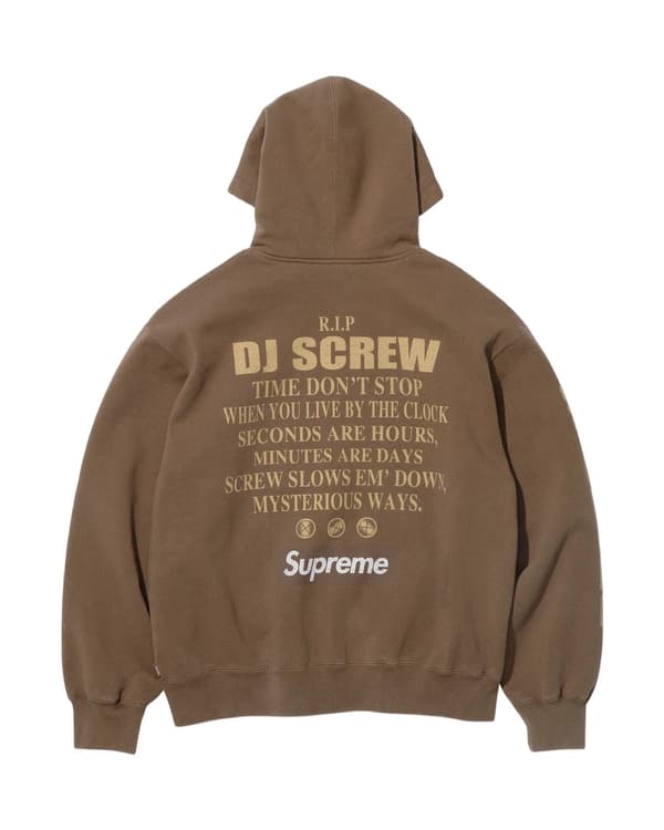 Supreme/DJ Screw Zip Up Hooded Sweatshirt - Default (front)