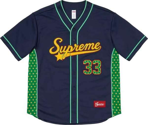 Stars Baseball Jersey - Navy (front)