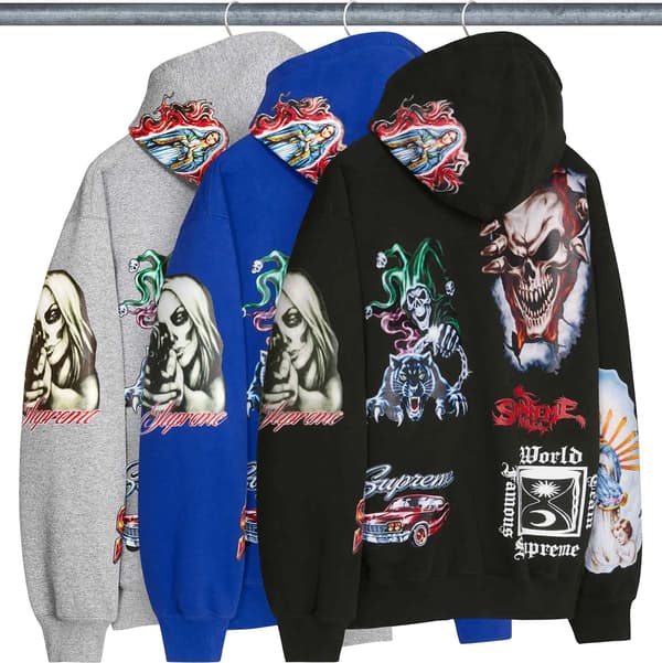 Stickers Hooded Sweatshirt - Group Shot