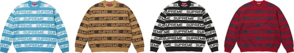 Stripe Logo Sweater - Group Shot