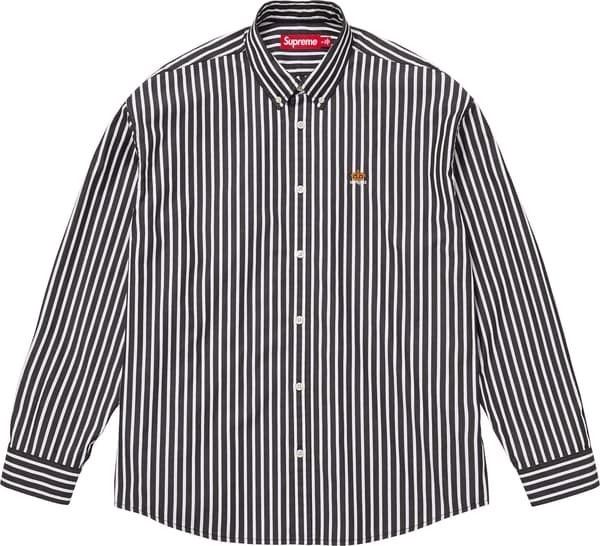 Stripe Shirt - Black (front)
