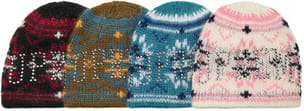 Studded Fair Isle Beanie
