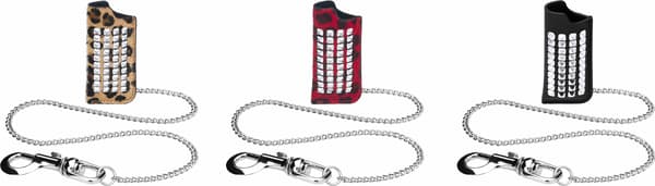 Studded Leather Lighter Holder - Group Shot