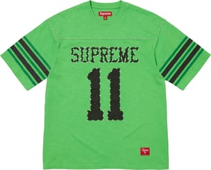 Studded S/S Football Top Green