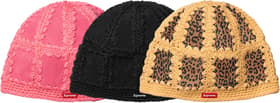 Suede Panel Beanie