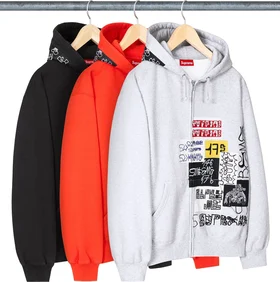 Supreme 176 Zip Up Hooded Sweatshirt