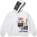 Supreme 176 Zip Up Hooded Sweatshirt - Ash Grey (front)