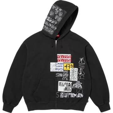Supreme 176 Zip Up Hooded Sweatshirt