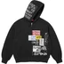 Supreme 176 Zip Up Hooded Sweatshirt - Black (front)