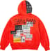 Supreme 176 Zip Up Hooded Sweatshirt - Bright Orange (front)