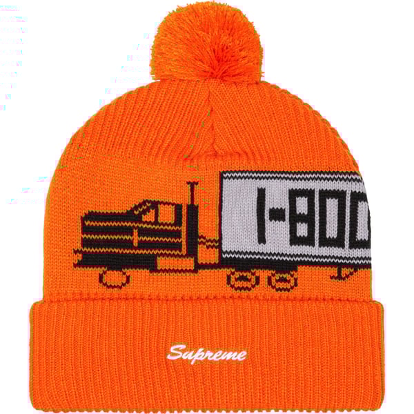 Supreme 18-Wheeler Beanie - Orange (front)