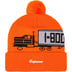 Supreme 18-Wheeler Beanie - Orange (front)