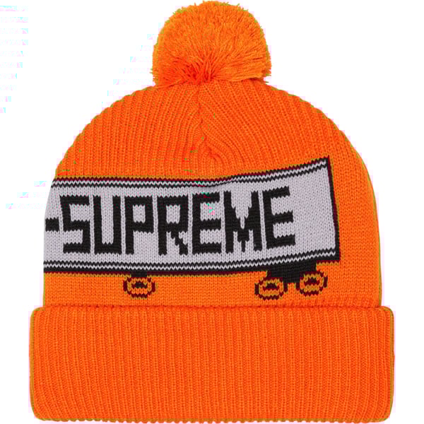 Supreme 18-Wheeler Beanie - Orange (front)