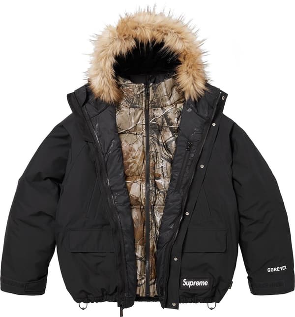 Supreme 2-in-1 GORE-TEX Parka + Reversible 700-Fill Down Liner Jacket - Black (front)