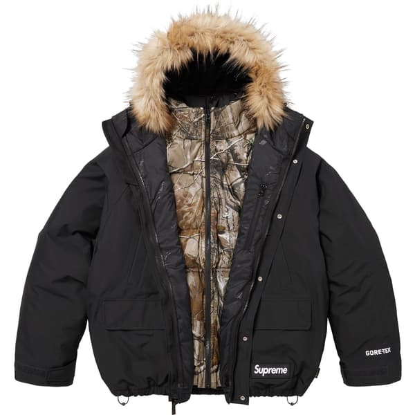 Supreme 2-in-1 GORE-TEX Parka + Reversible 700-Fill Down Liner Jacket - Black (front)