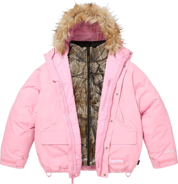 Supreme 2-in-1 GORE-TEX Parka + Reversible 700-Fill Down Liner Jacket - Light Pink (front)