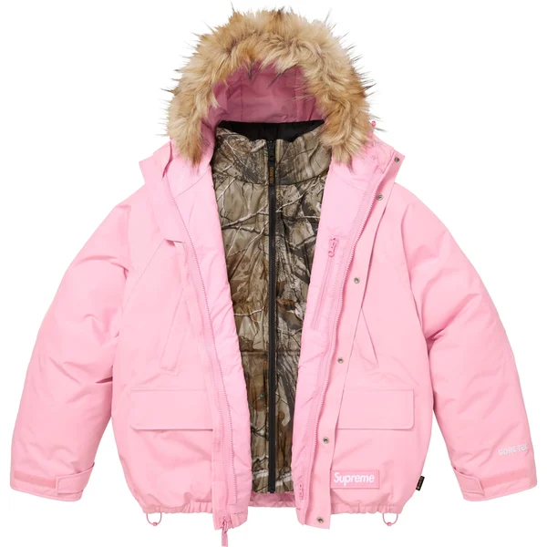 Supreme 2-in-1 GORE-TEX Parka + Reversible 700-Fill Down Liner Jacket - Light Pink (front)