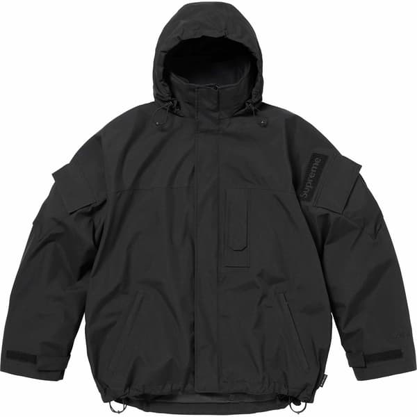 Supreme 2-in-1 GORE-TEX Polartec Liner Jacket - Black (front)