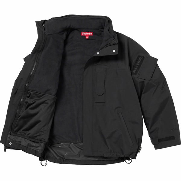Supreme 2-in-1 GORE-TEX Polartec Liner Jacket - Black (front)