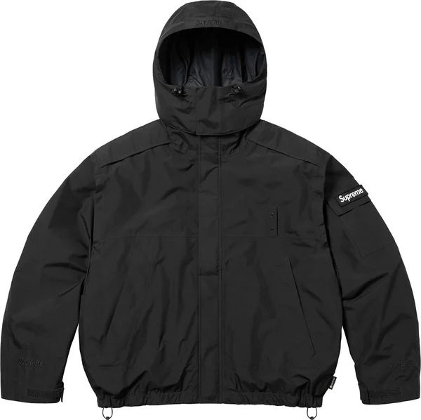 Supreme 2-in-1 GORE-TEX Shell + Quilted Liner Vest - Black (front)