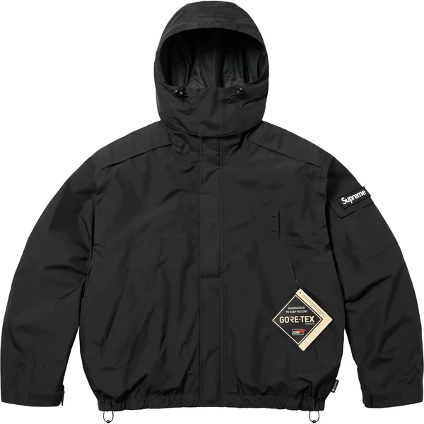 Supreme 2-in-1 GORE-TEX Shell + Quilted Liner Vest - Black (front)