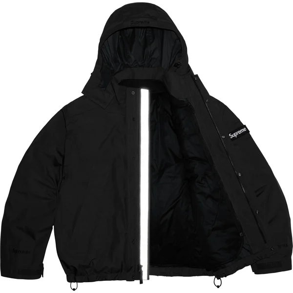 Supreme 2-in-1 GORE-TEX Shell + Quilted Liner Vest - Black (front)